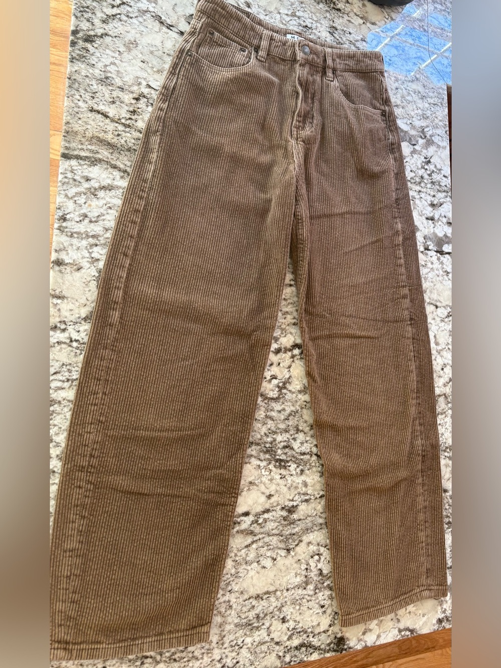 Chocolate 90s Parallel Cord High Rise Jeans Petite - Picture 4 of 11